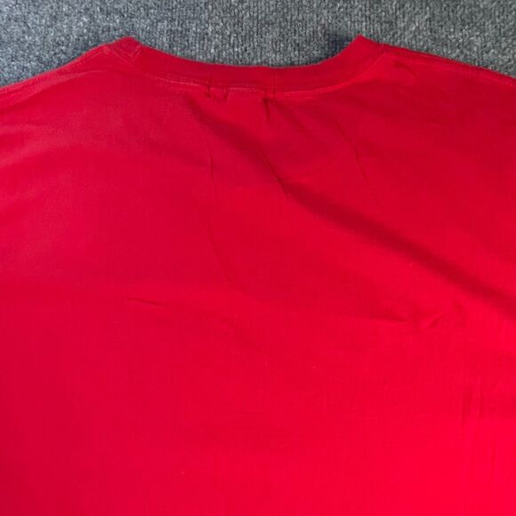 Vintage Polo Ralph Lauren Shirt Mens Red 4XB Big Tall Spell Out Logo Casual 90's - Picture 13 of 16